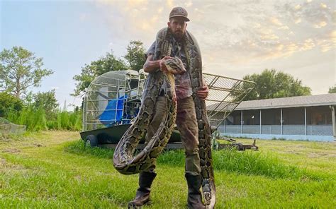 Jun 29, 2020 · MIAMI-DADE COUNTY, Fla. – The Python Cowboy has made a record-breaking catch. Conservationist Mike Kimmel, a contractor with the South Florida Water Management District and known as ‘Python ... 